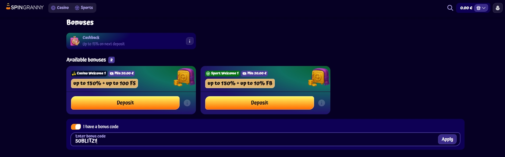 Spingranny - 50 Rodadas Grátis